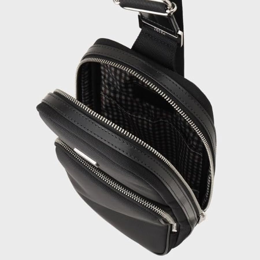 CKJブラック ボディバッグ MOUSTACHE ショルダーバッグ メッセンジャーバッグ ムスタッシュ